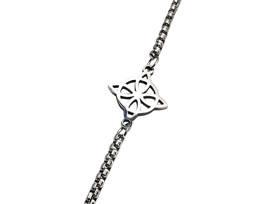 Witch's Knot Box Chain Bracelet