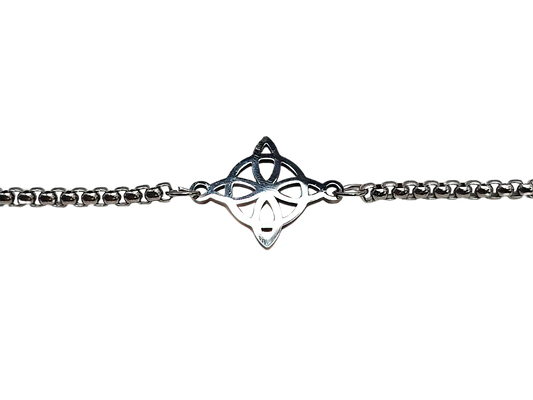 Witch's Knot Box Chain Bracelet